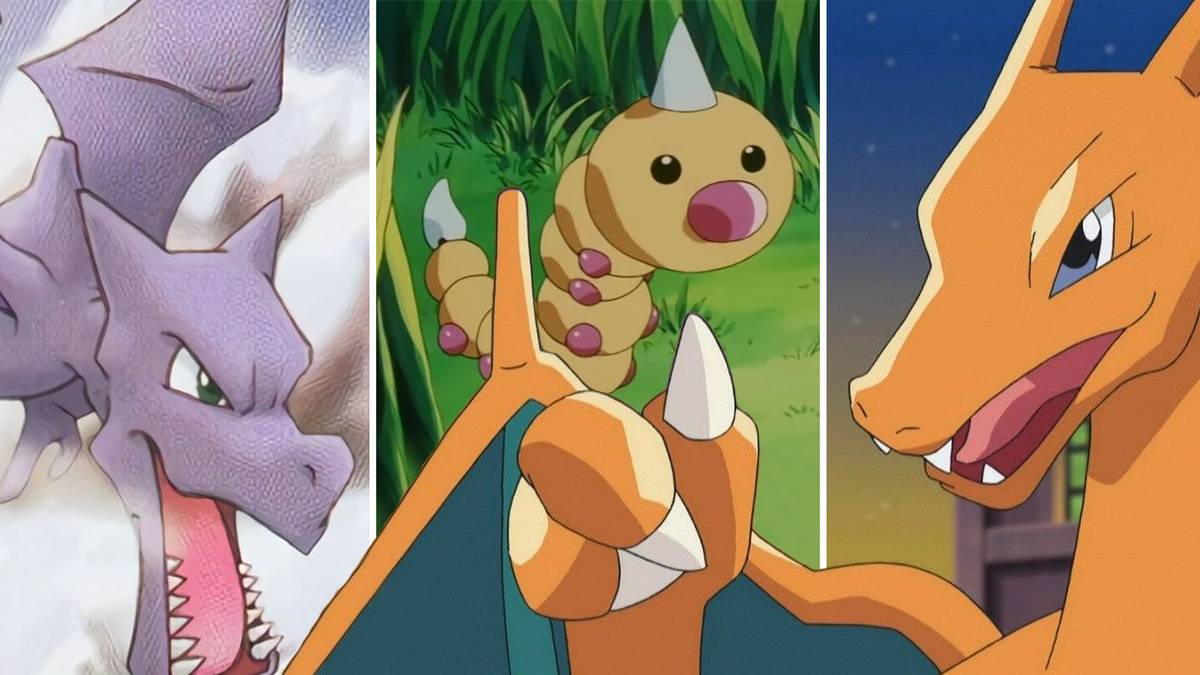 Aerodactyl, Weedle and Charizard. Three Pokemon that have had real world species named after them