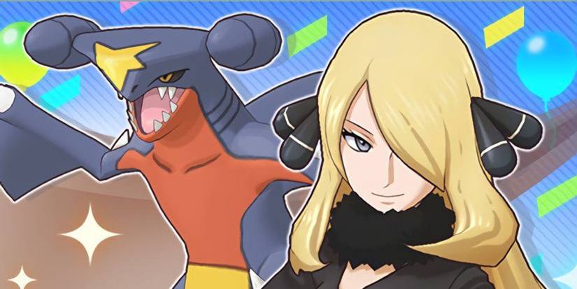 pokemon masters cynthia and garchomp