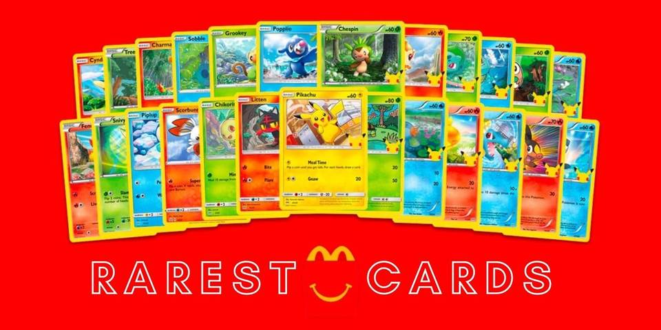 The Rarest Mcdonald S Pokemon Cards The Rarest Mcdonald S Pokemon Cards