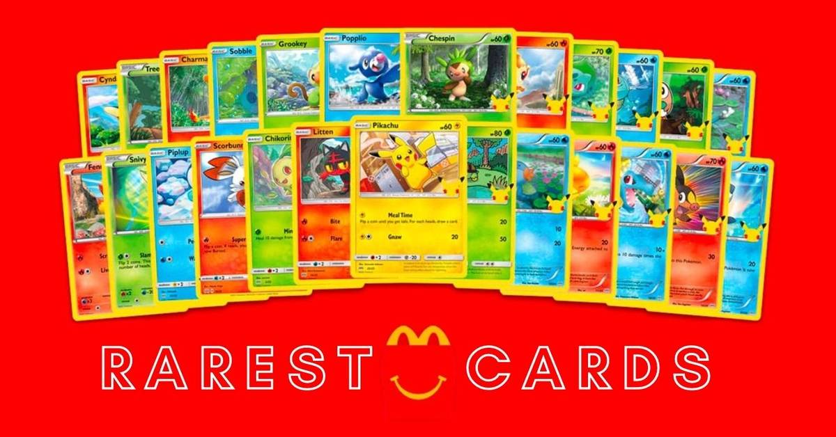 The Rarest McDonald's Pokemon Cards The Rarest McDonald's Pokemon Cards