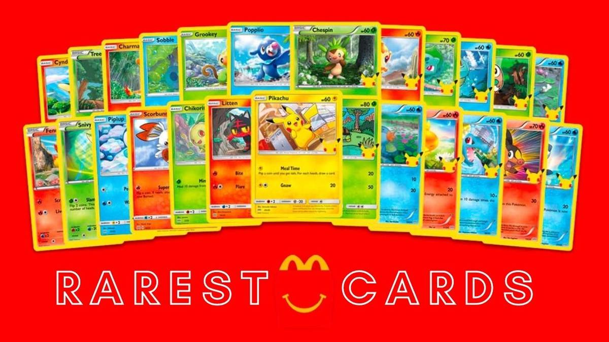 The Rarest McDonald's Pokemon Cards The Rarest McDonald's Pokemon Cards