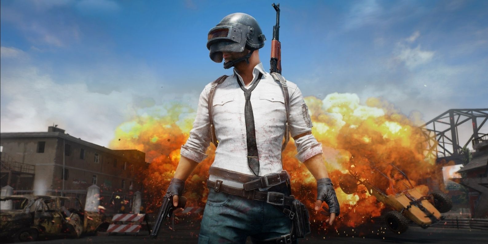 The promotional image of PlayerUnknown's Battlegrounds