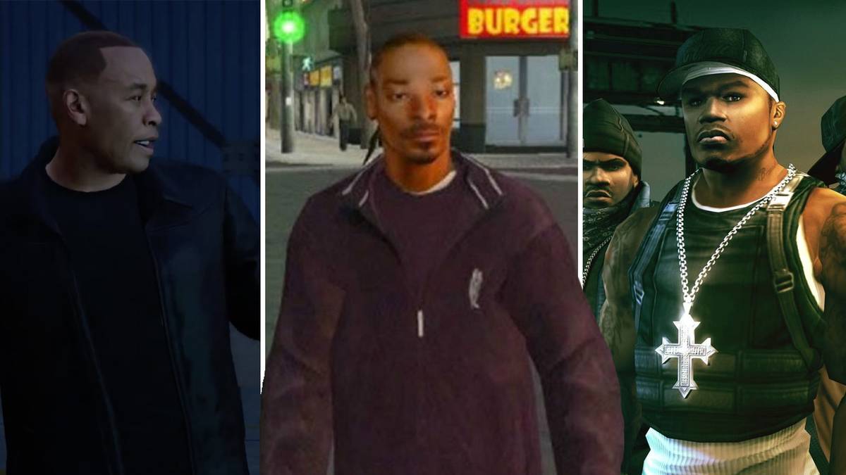 Dr. Dre in GTA, Snoop Dogg in True Crime and 50 Cent in Bulletproof