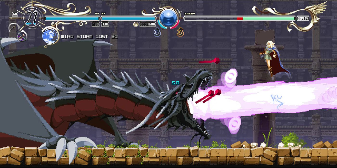 record of lodoss war deedlit in wonder labyrinth gameplay dragon fight