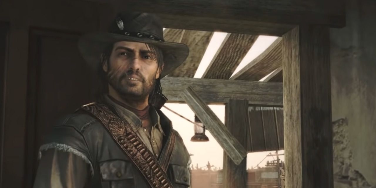 John Marston in one of the first trailers for Red Dead Redemption