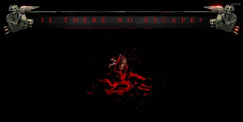 The Death screen from Hades