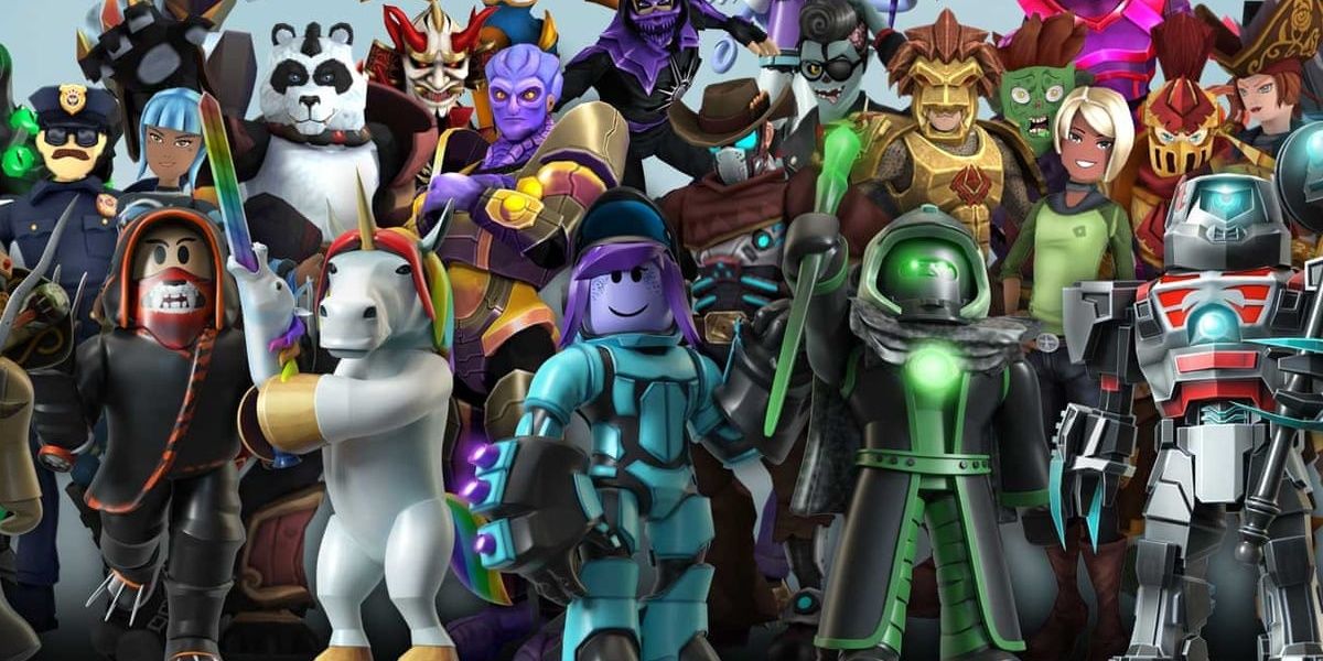 A collection of characters in Roblox
