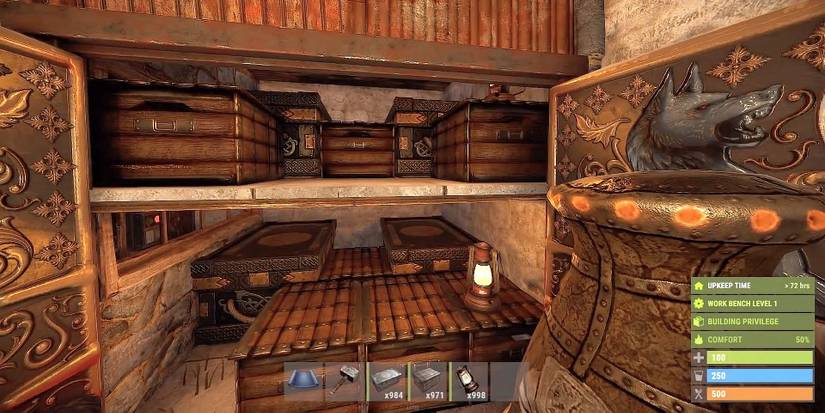 Rust storage room
