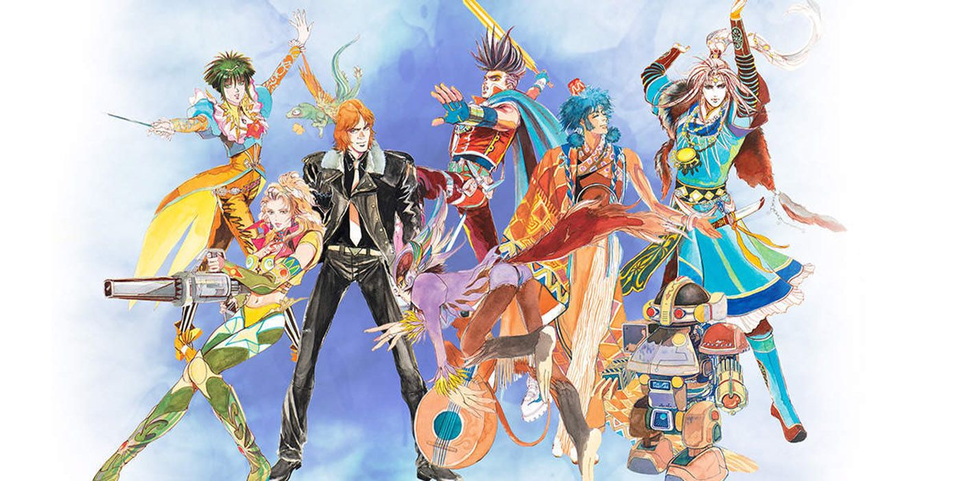 saga frontier remastered character artwork