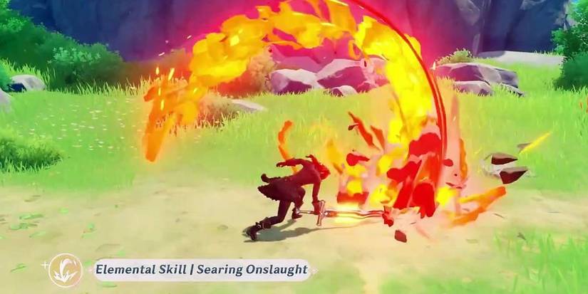 searing onslaught diluc