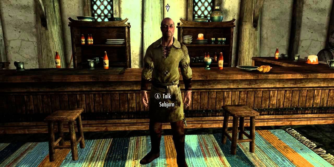 Sabjorn; a man who can be framed and sent to prison in Skyrim