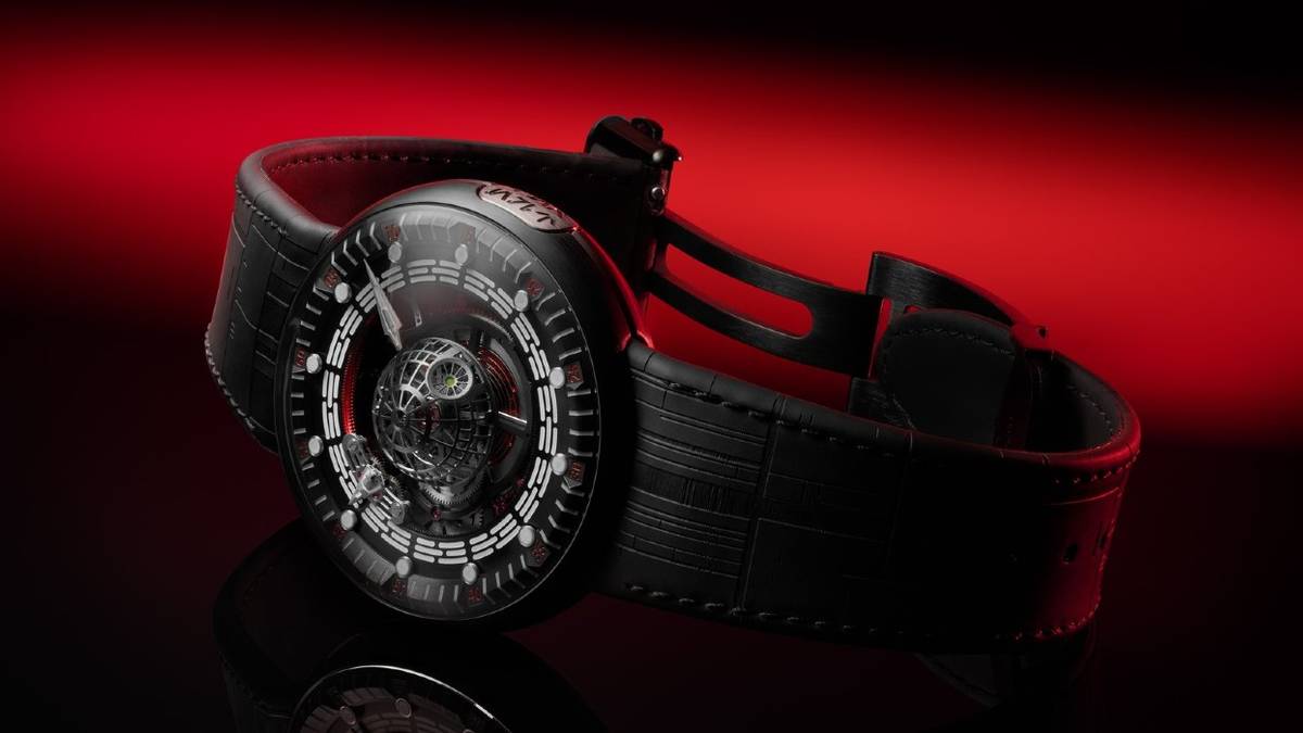 Star Wars An expensive Death Star wristwatch.