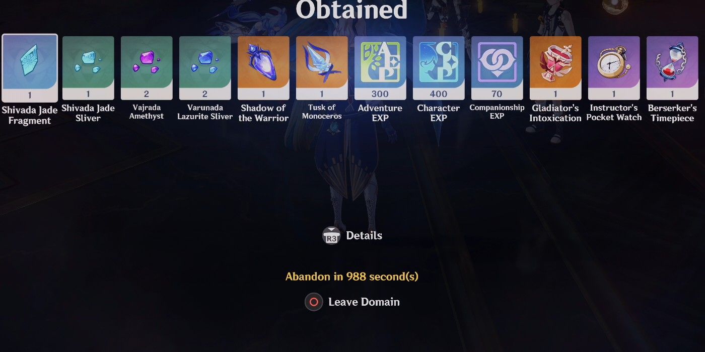 artifact and talent ascension materials