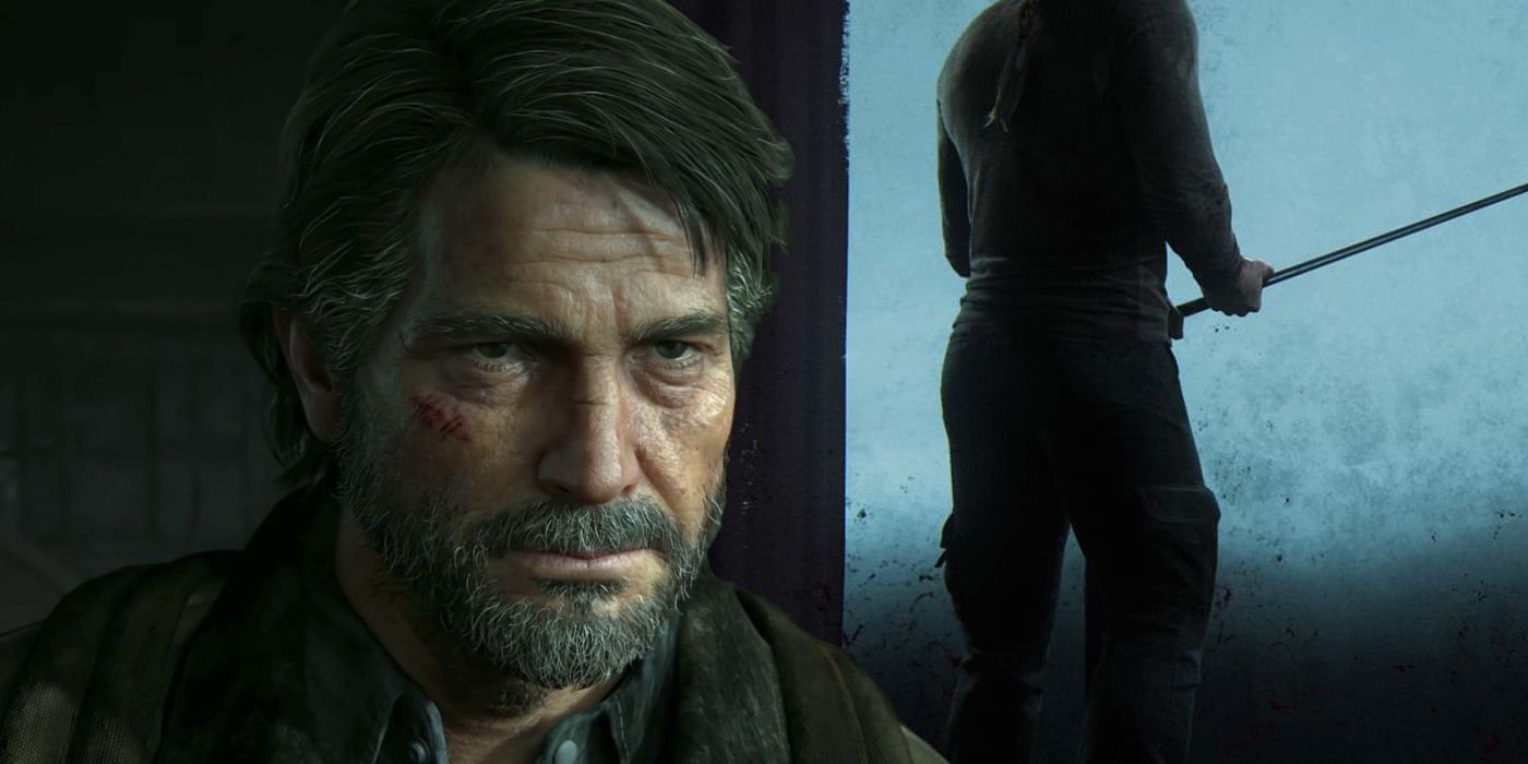 Joel and Abby holding a golf club in The Last of Us Part 2