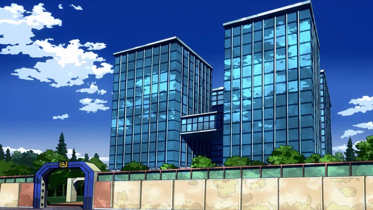 ua high school my hero academia main campus building