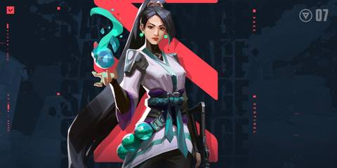 sage, valorant agent with special orbs, for healing and slowing