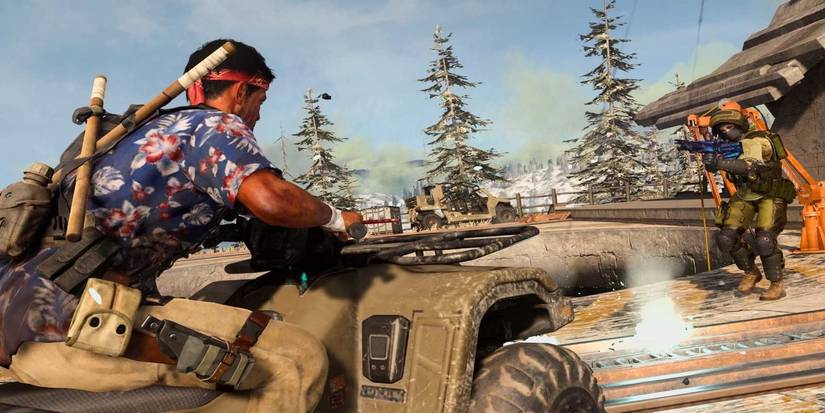 cod warzone atv and enemy