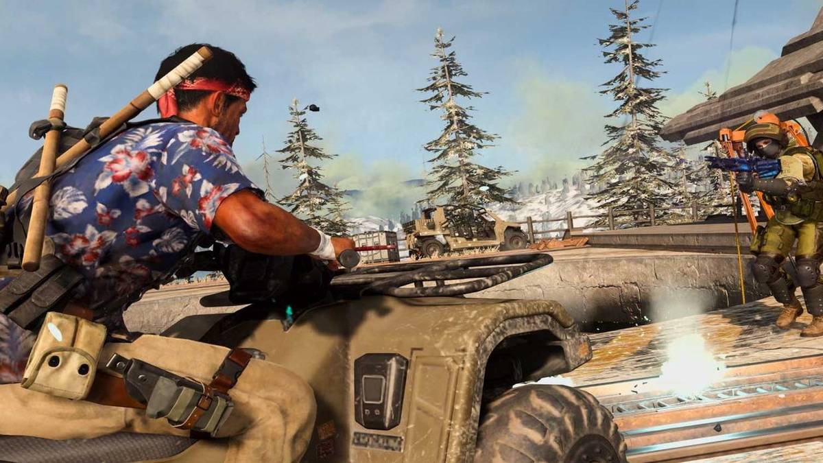 cod warzone atv and enemy