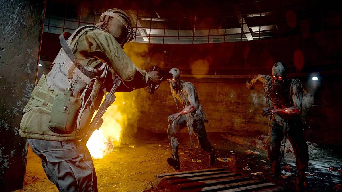 warzone zombies player in nikolai outfit