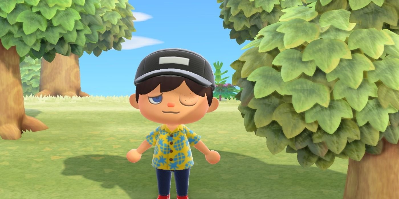 animal crossing new horizons wasp sting player in hat