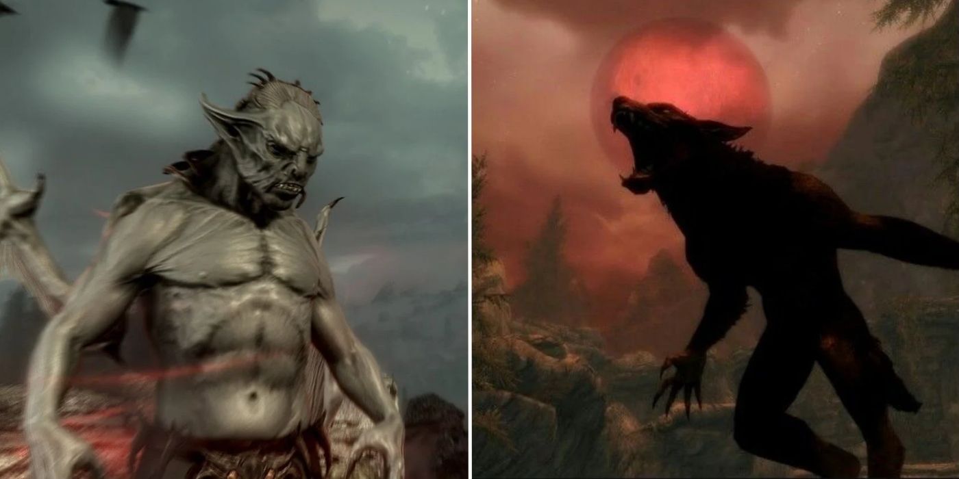 The Elder Scrolls History With Vampires and Werewolves