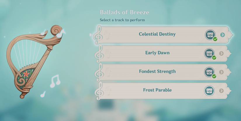 ballads of breeze menu