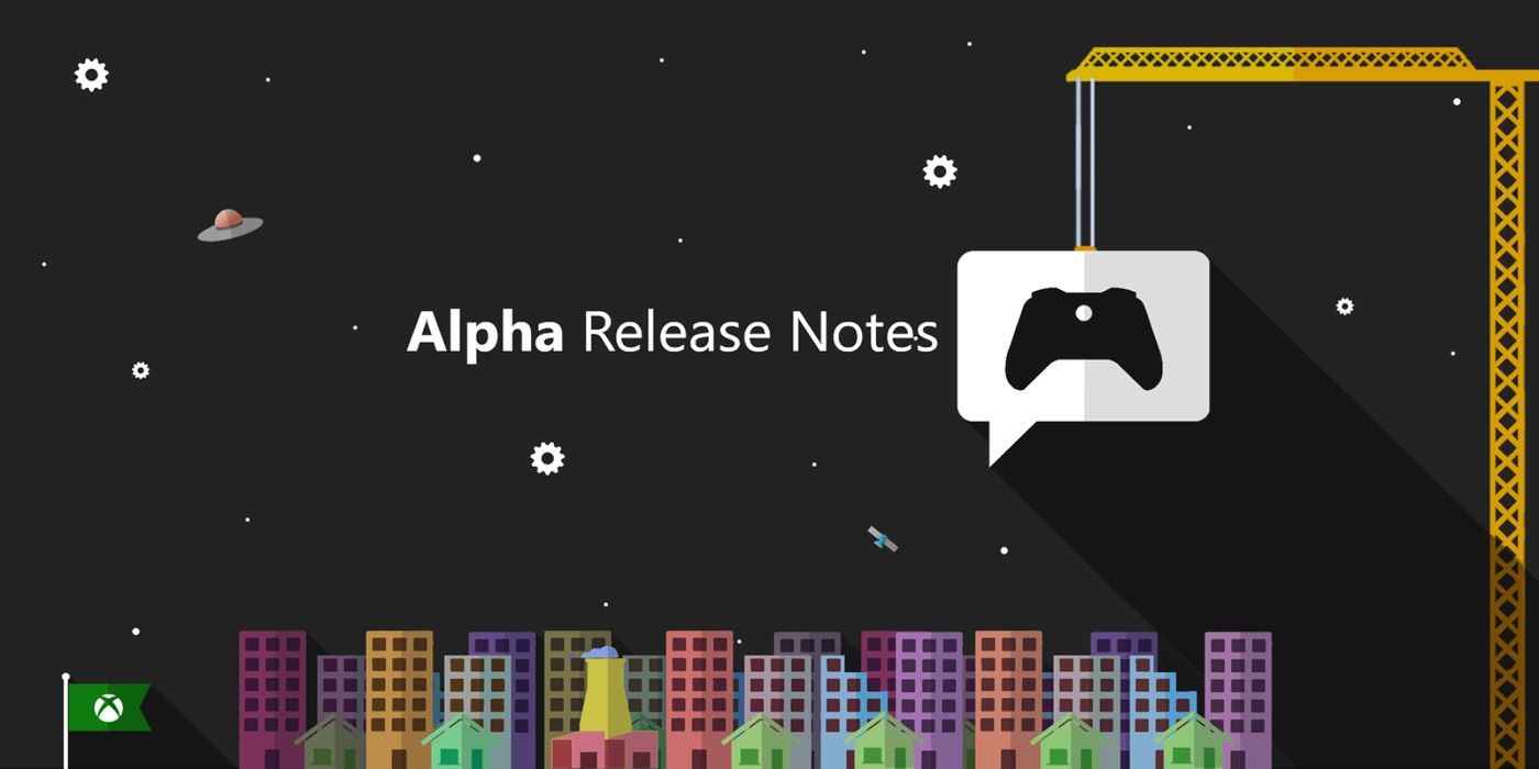 xbox alpha release notes