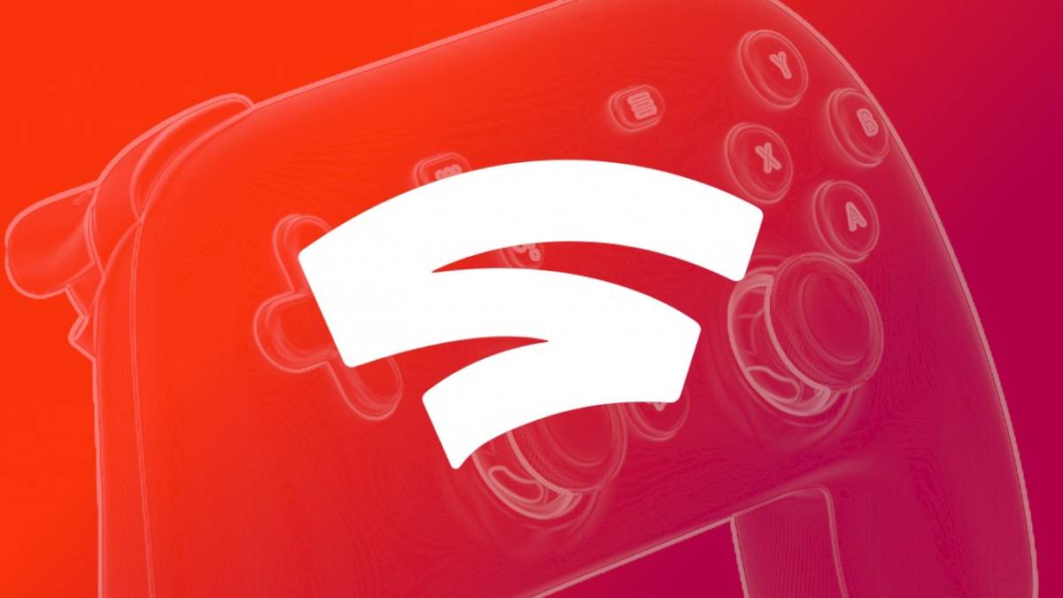 google stadia logo and controller