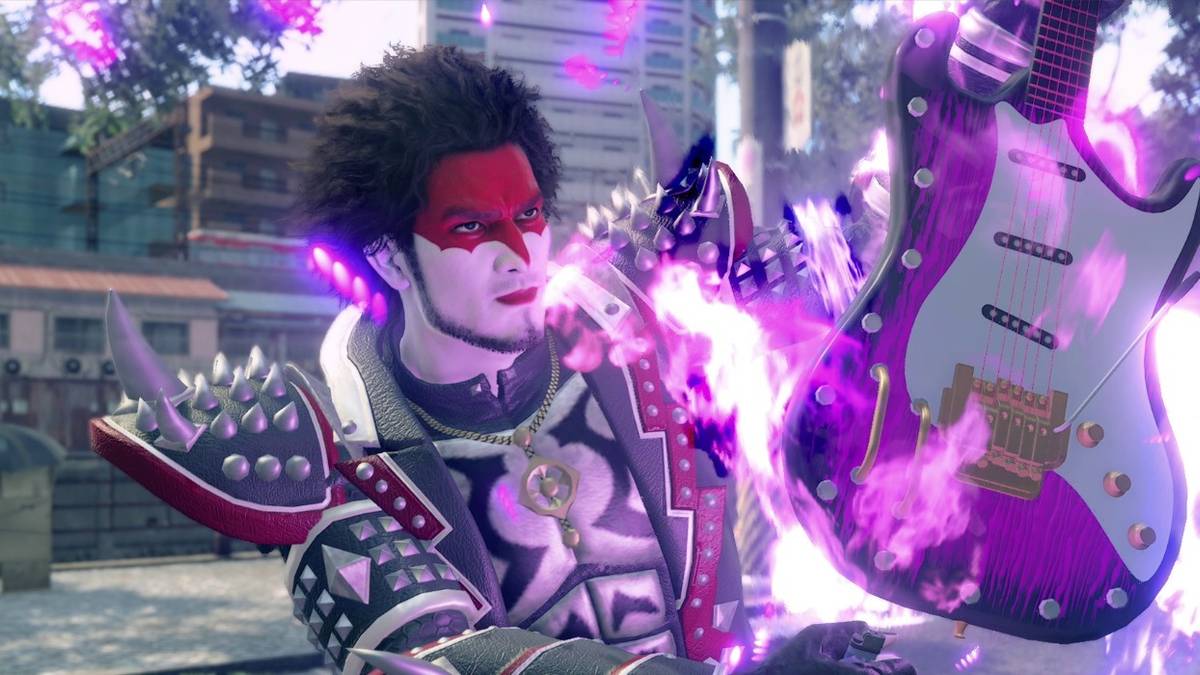 yakuza like a dragon ichiban dressed as a rock star