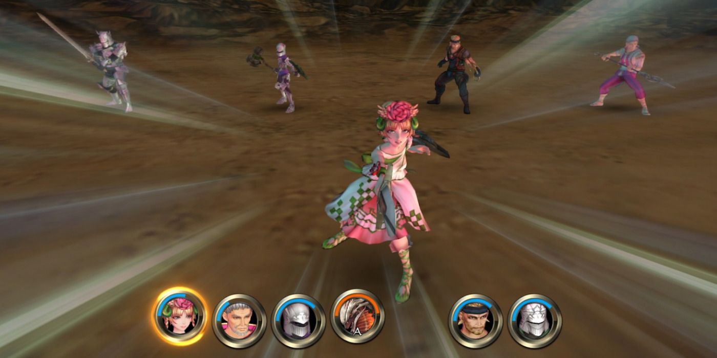 SaGa Scarlet Grace gameplay screenshot