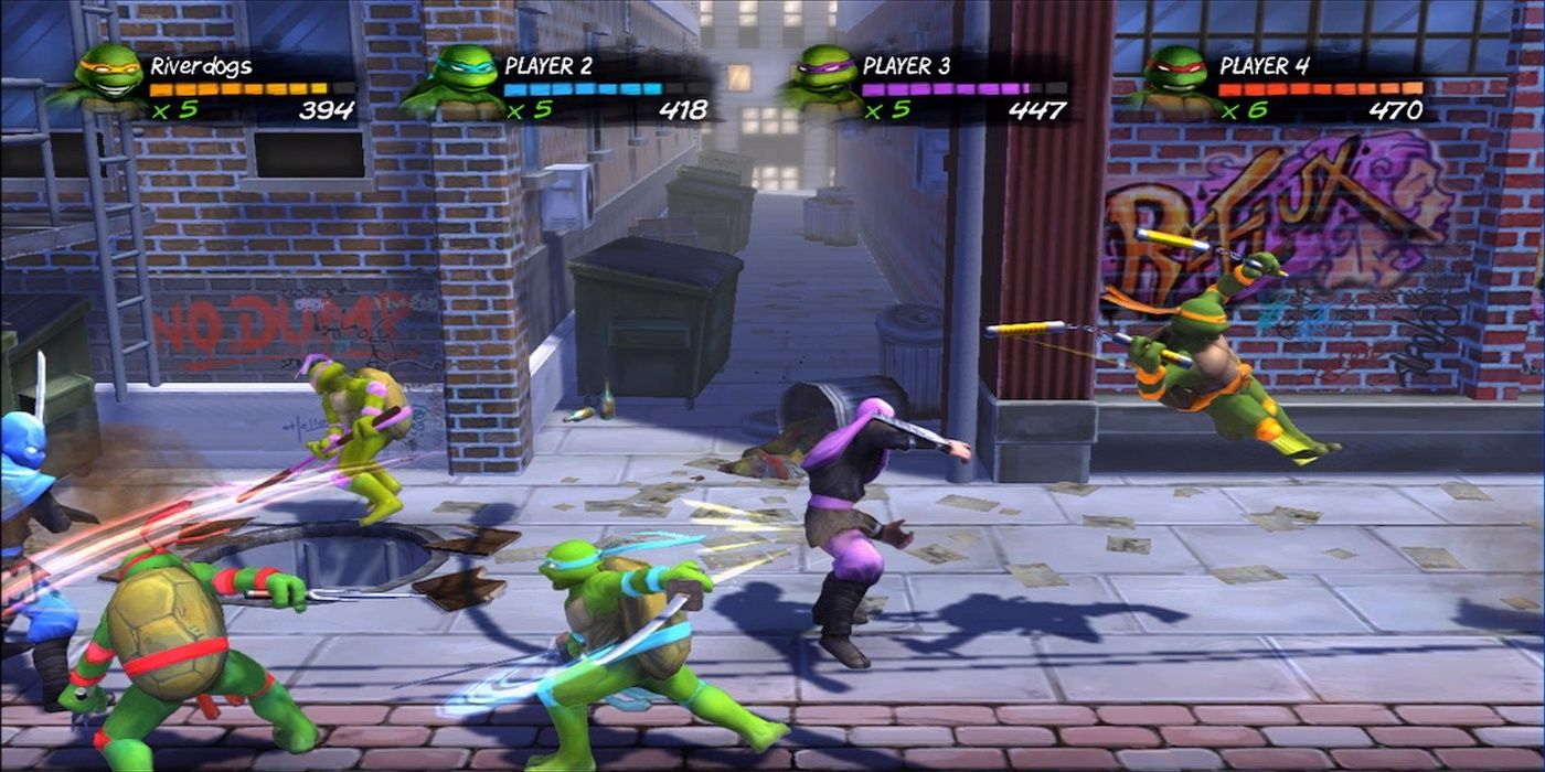 Teenage Mutant Ninja Turtles Turtles in Time Re-Shelled gameplay screenshot