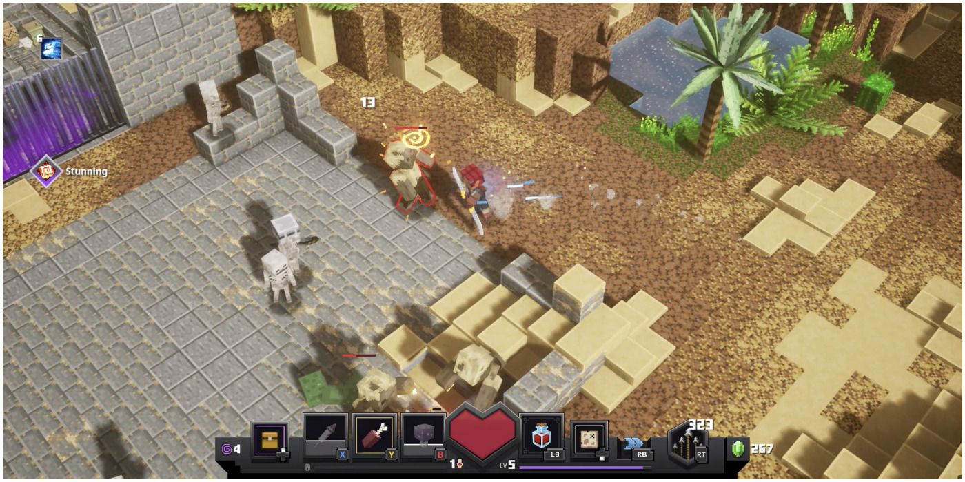 Minecraft Dungeons gameplay screenshot
