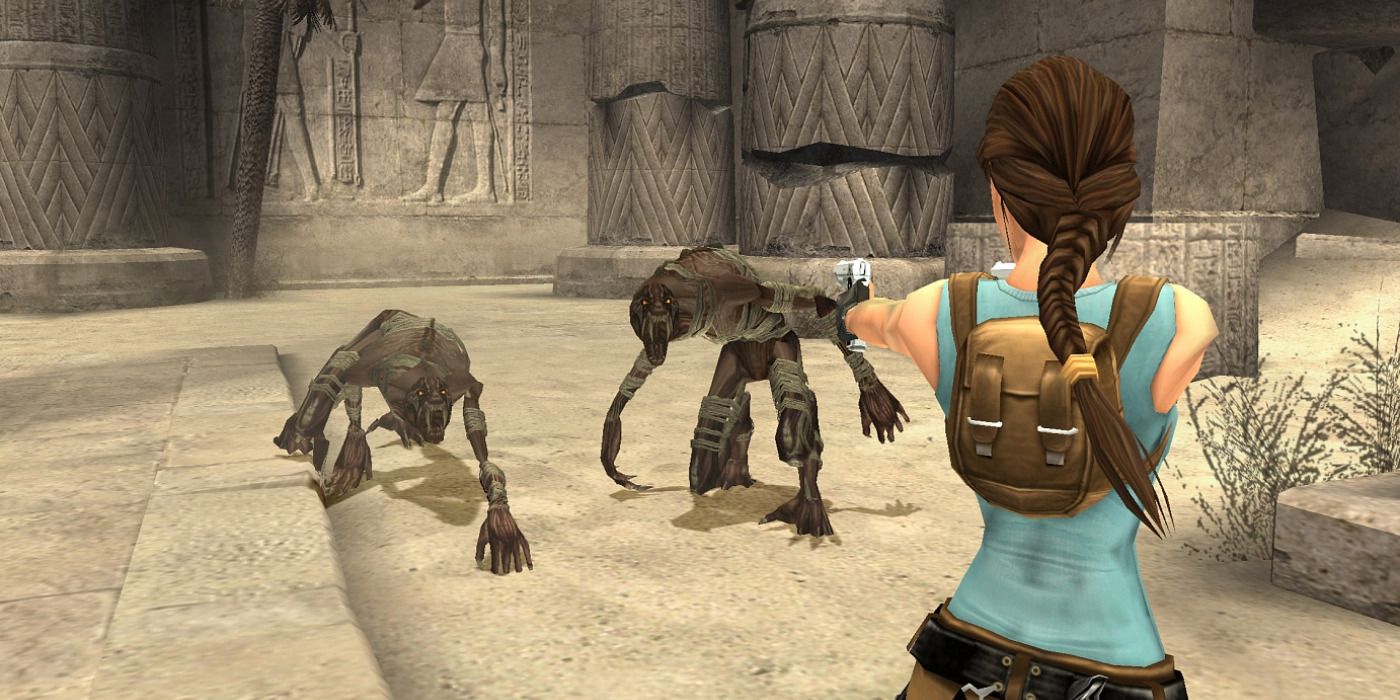 Tomb Raider Anniversary gameplay screenshot