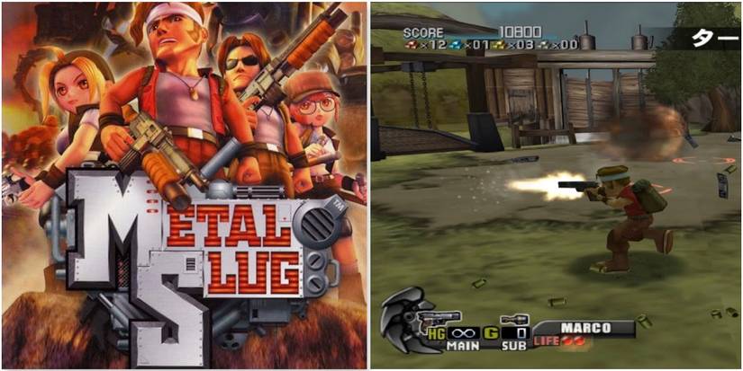 Metal Slug PS2 promo art