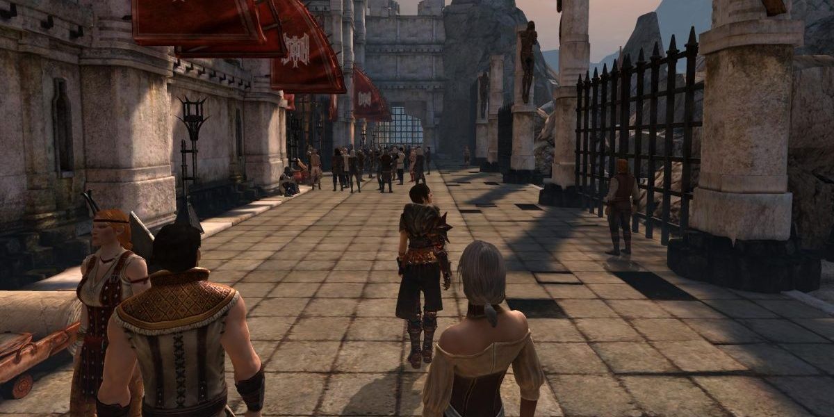 A gameplay screenshot of Dragon Age 2