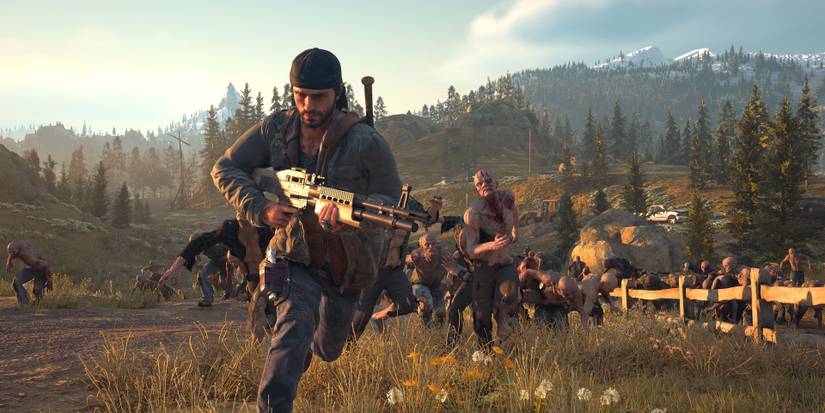 Deacon running from hoard