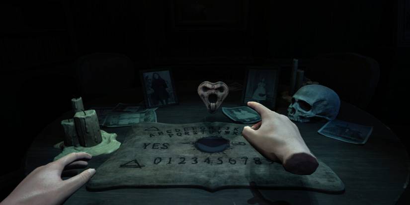 Affected The Manor gameplay Oiuji board ritual