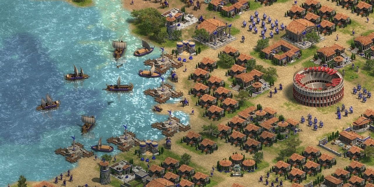 Una base de Age Of Empires Edición Definitiva