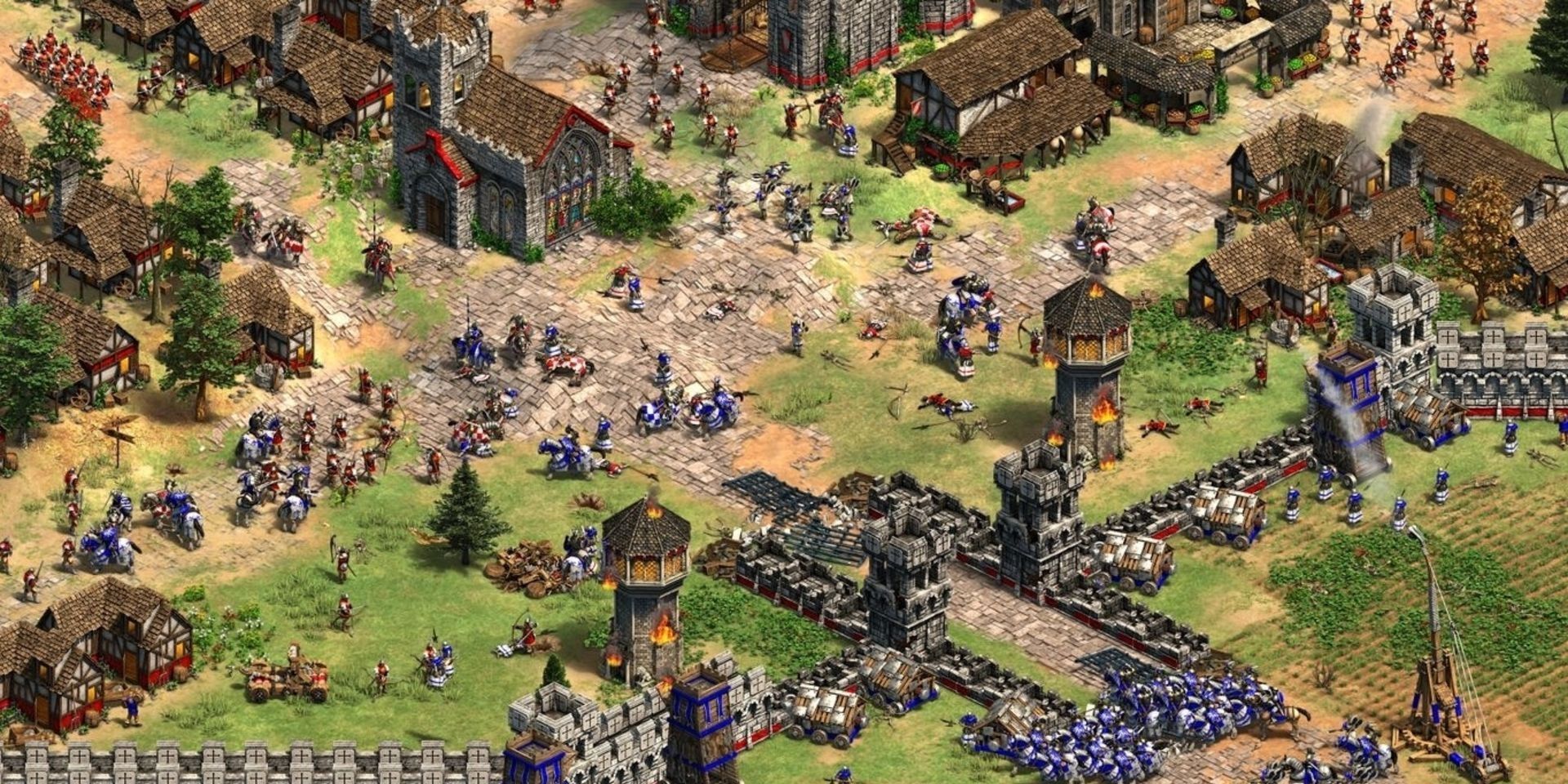 Una escena de batalla de Age Of Empires II Edición Definitiva