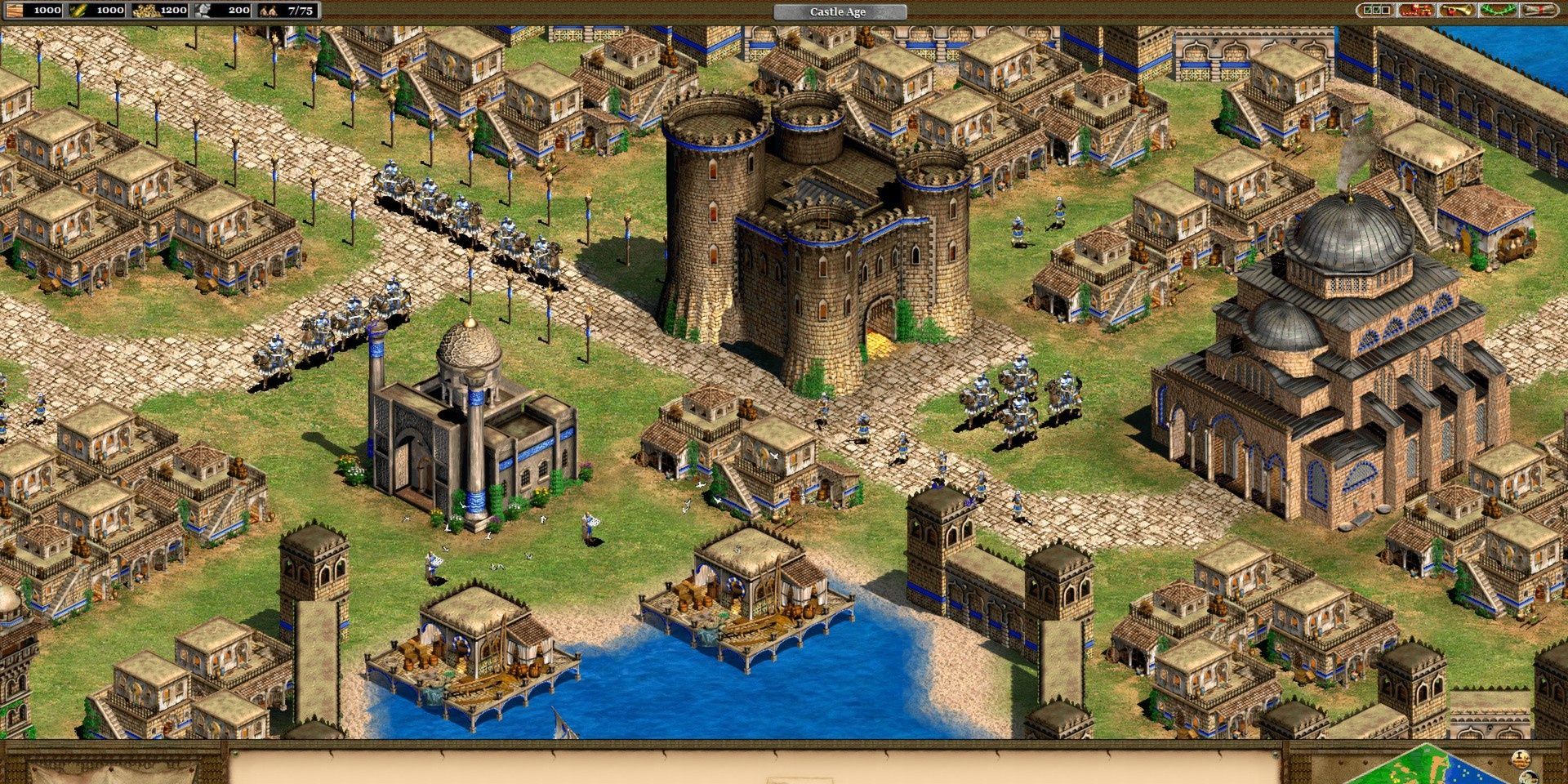 Una base de Age Of Empires II Edición HD