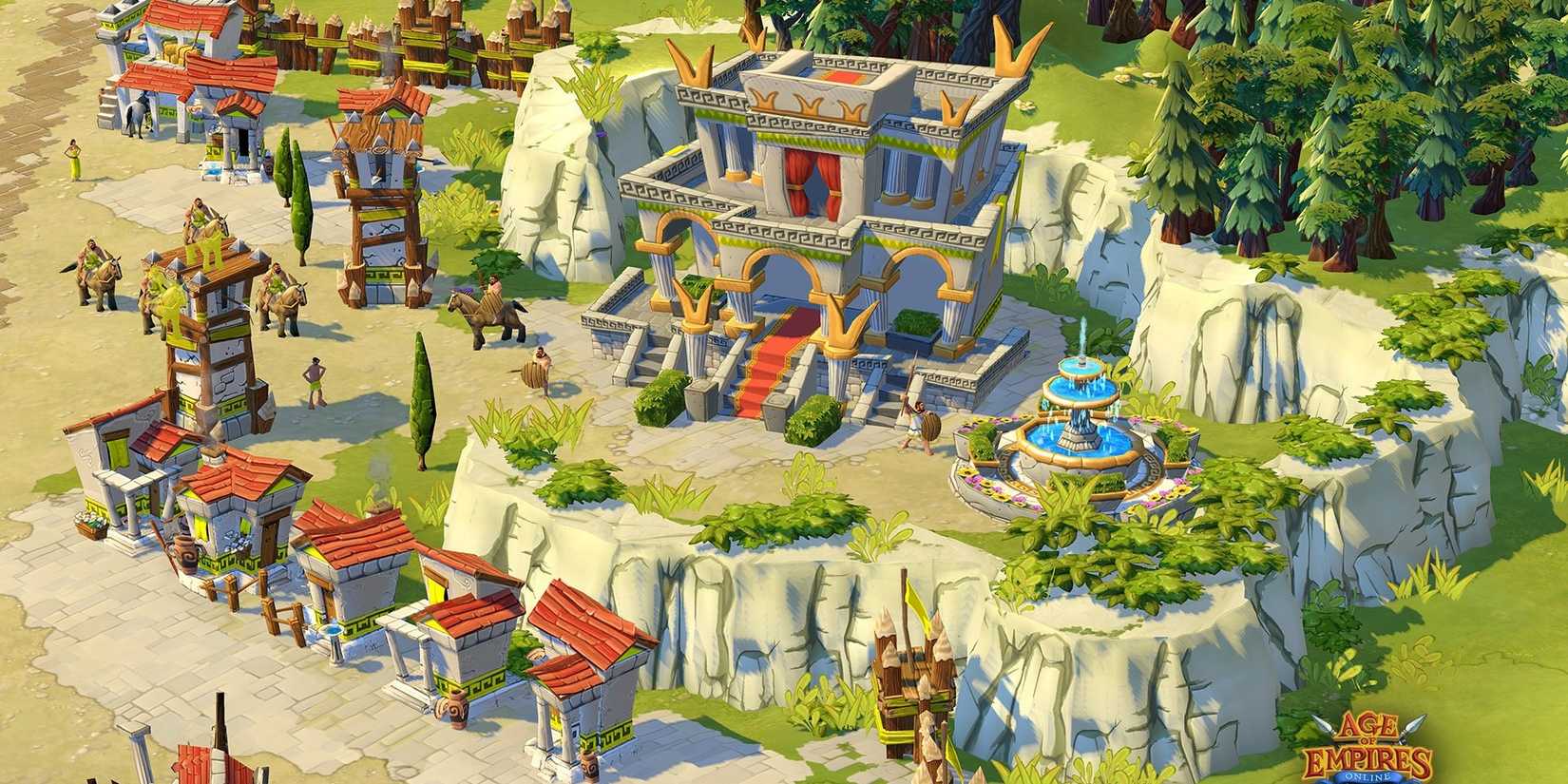 A Base From Age Of Empires Online