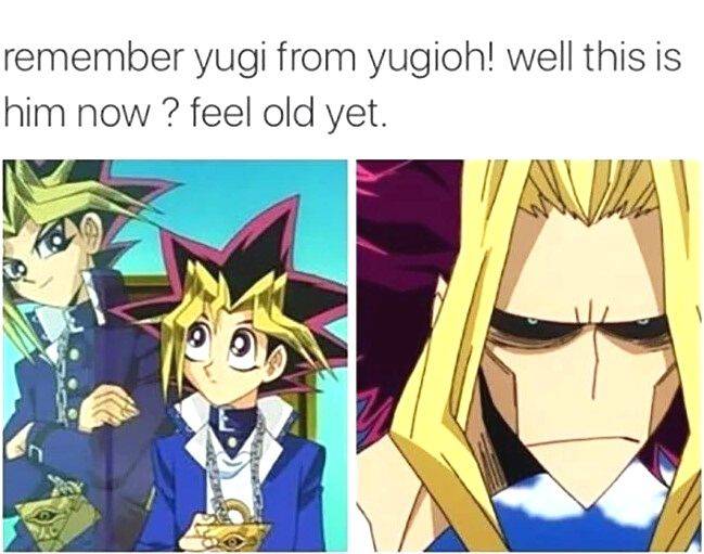 All Might Yu Gi Oh Meme