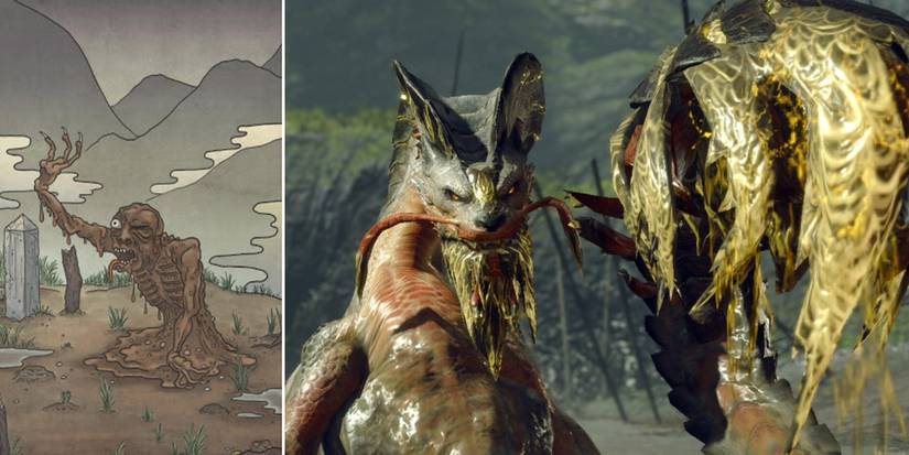 Split Image Of The Almudron And The Dorotabo