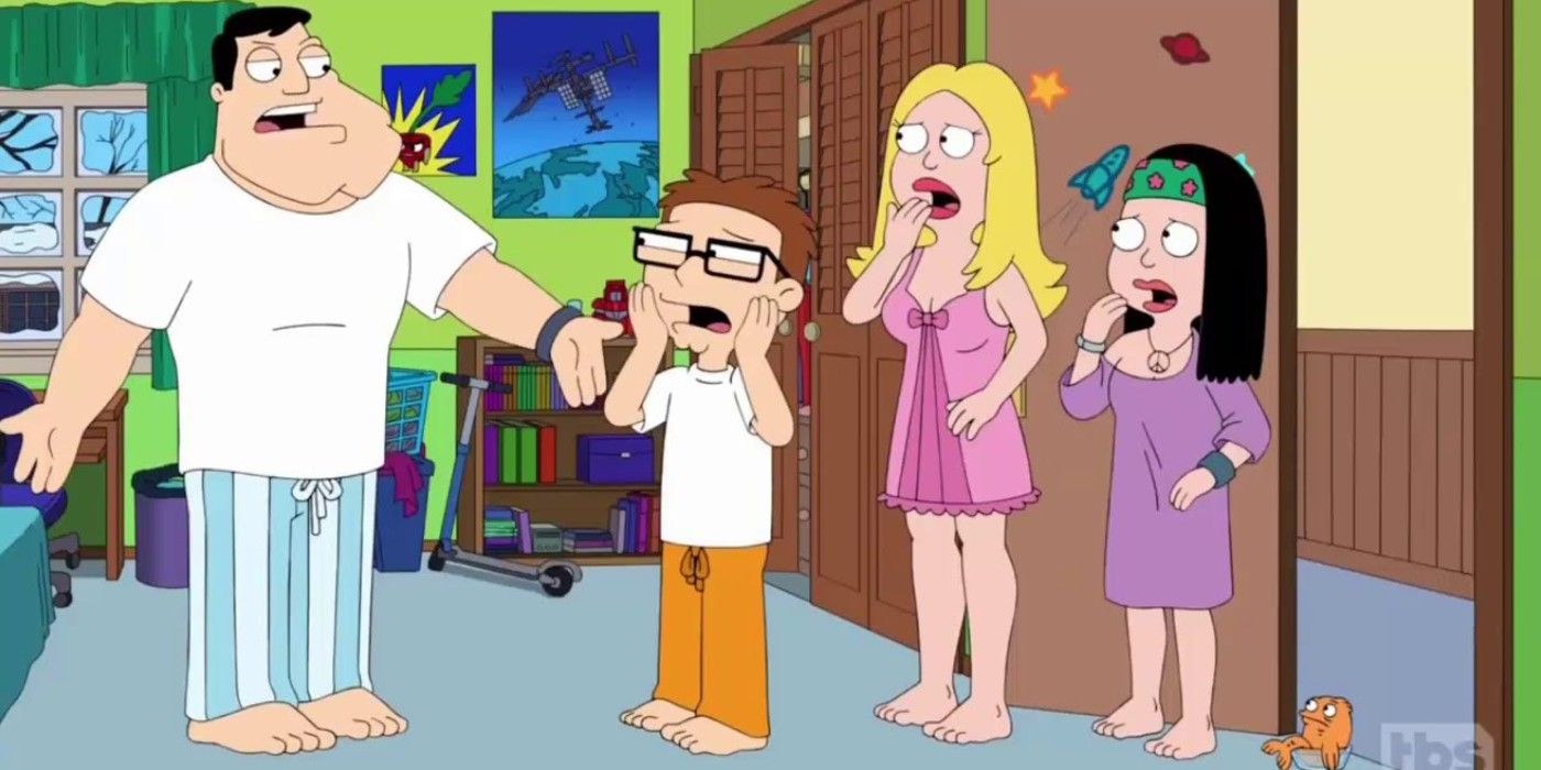 American Dad Fathers Daze Family Scene