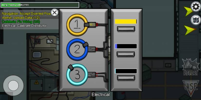 The timing electrical task in Among Us