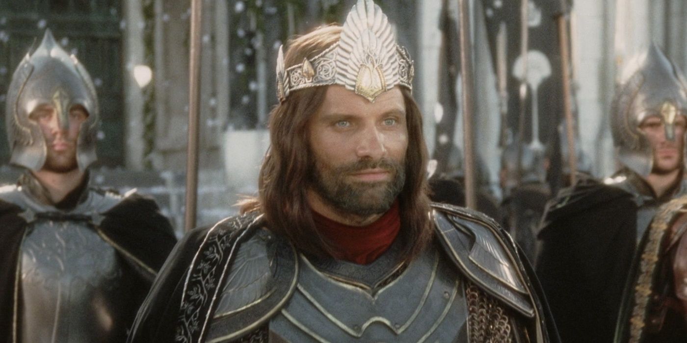 Aragorn becomes the King of Gondor in The Lord of the Rings