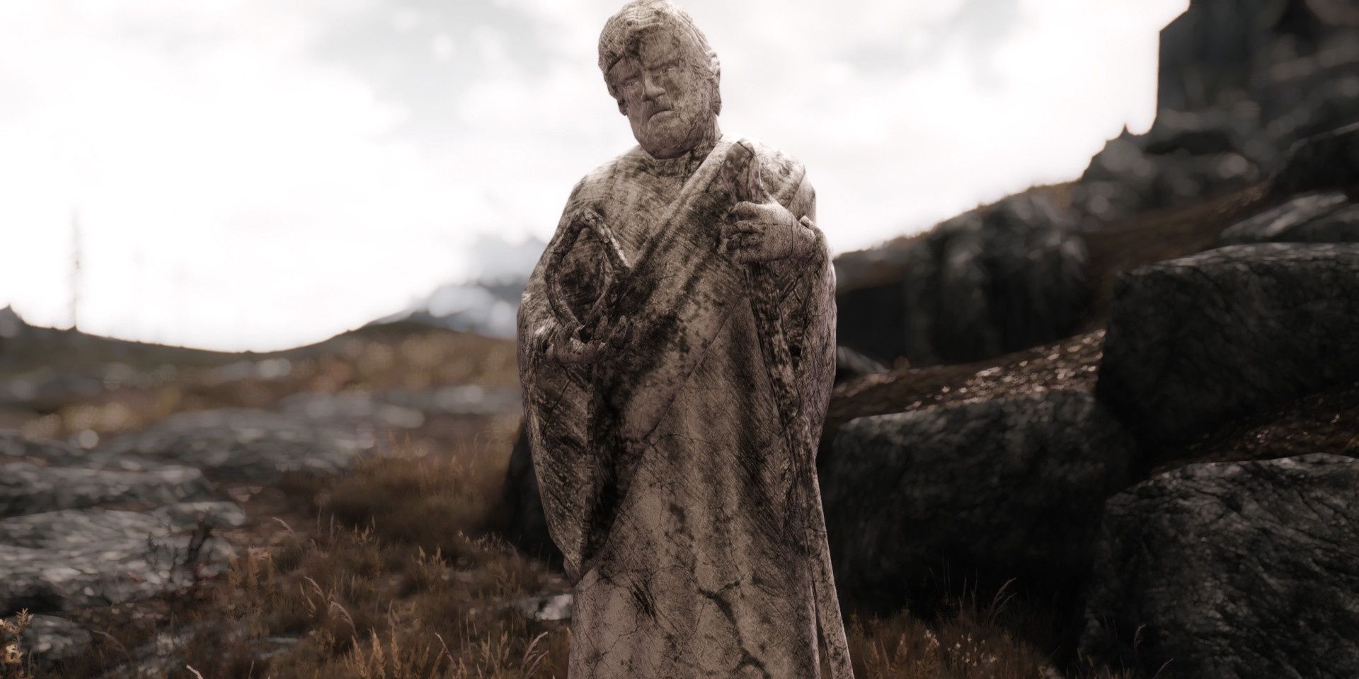Statue Of Arkay From The Elder Scrolls V Skyrim