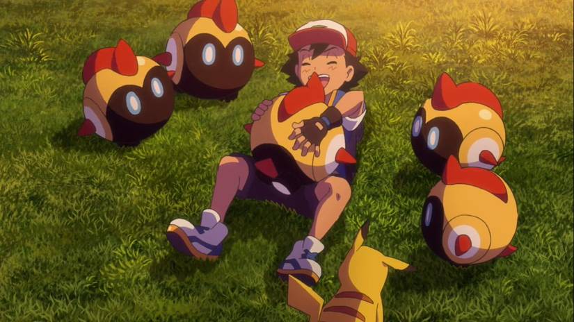 Ash Movie Falinks Hugging