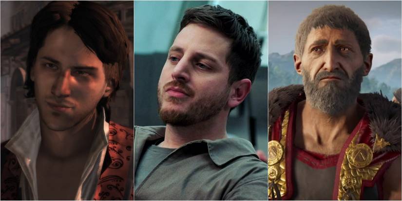 Assassin's Creed Elias Toufexis Split Image With Federico and Nikoloas