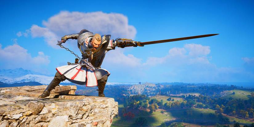 using special attack with a great sword in the secondary hand.